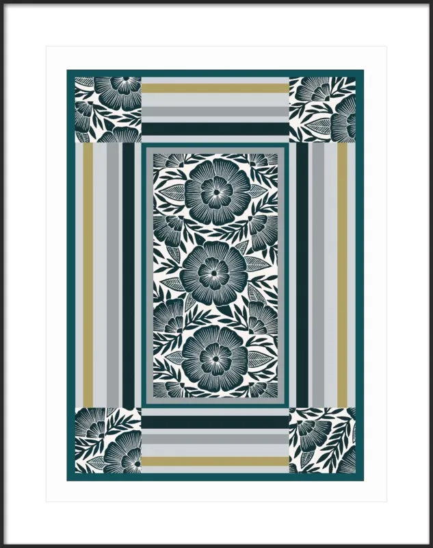 Botanical Frame 1 by Katharine Watson for Artfully Walls