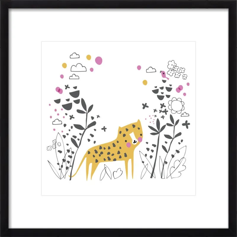 Little jungle leopard by Lizzie Mackay for Artfully Walls