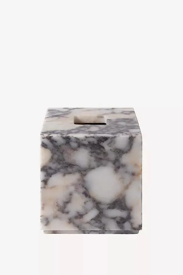Viola Marble Tissue Holder