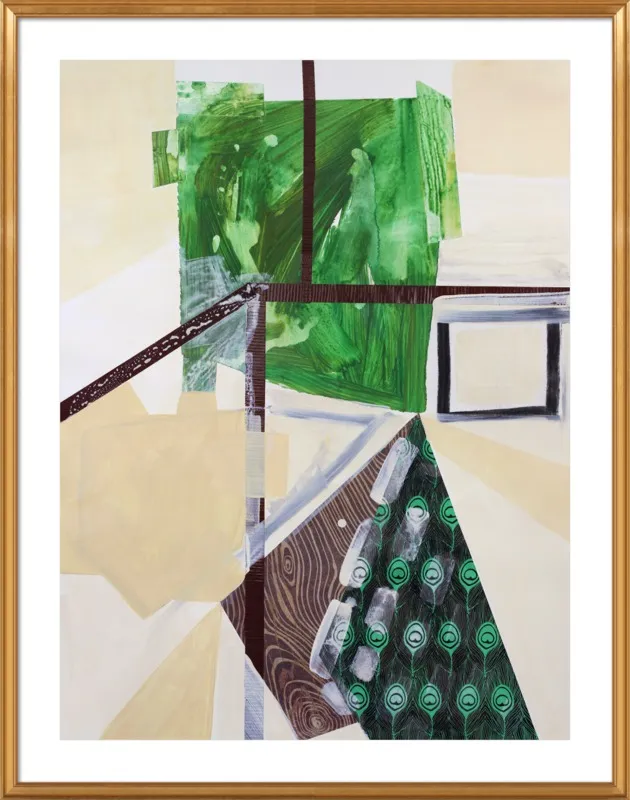 Abstract Study (trail map) by Pamela Staker for Artfully Walls