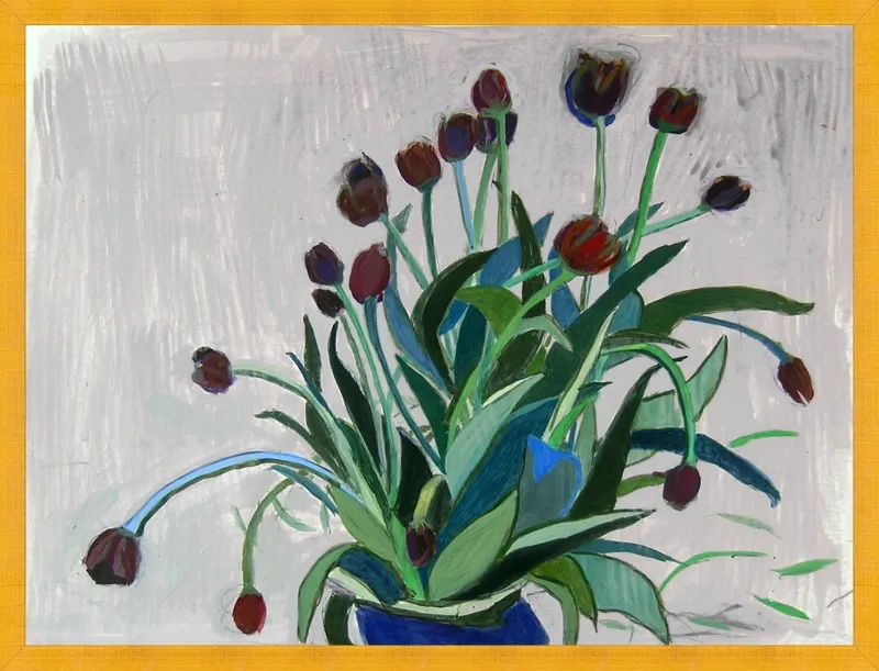 queen of the night tulip by Liz Innvar for Artfully Walls