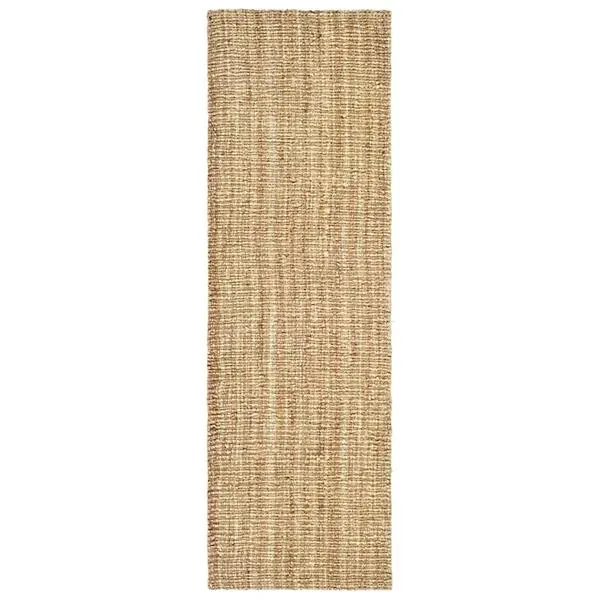 Natural Weave Chunky Striped Area Rug