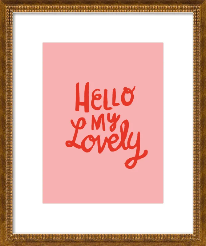 Hello My Lovely by Paula Mills for Artfully Walls