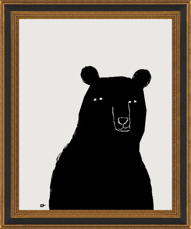Benson the Bear by Rob Blackard for Artfully Walls