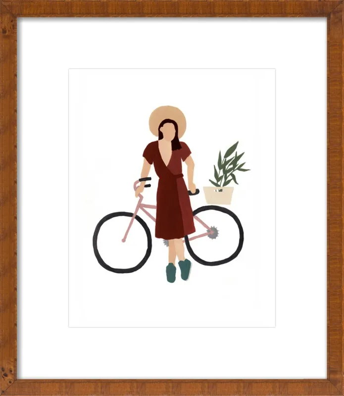 Biking Beauty by Taylor Ann for Artfully Walls