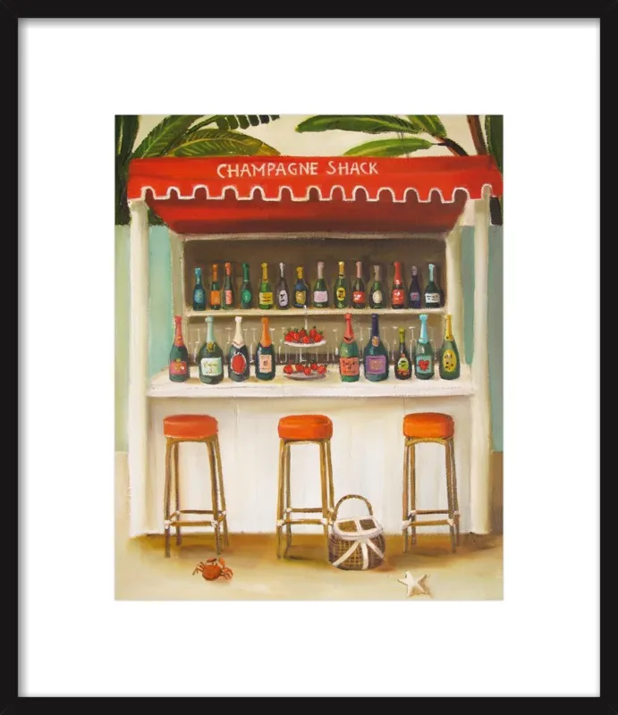 Champagne Shack by Janet Hill for Artfully Walls
