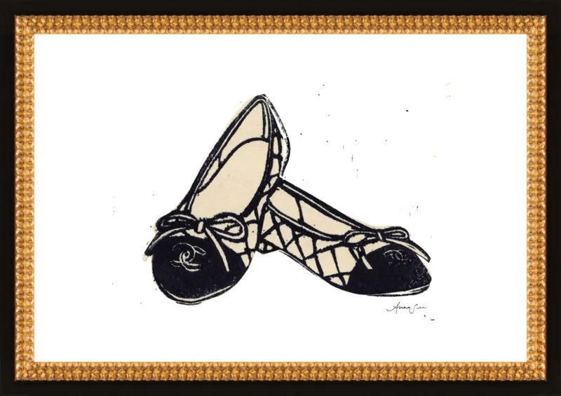 Chanel Ballet Flats by Anna See for Artfully Walls