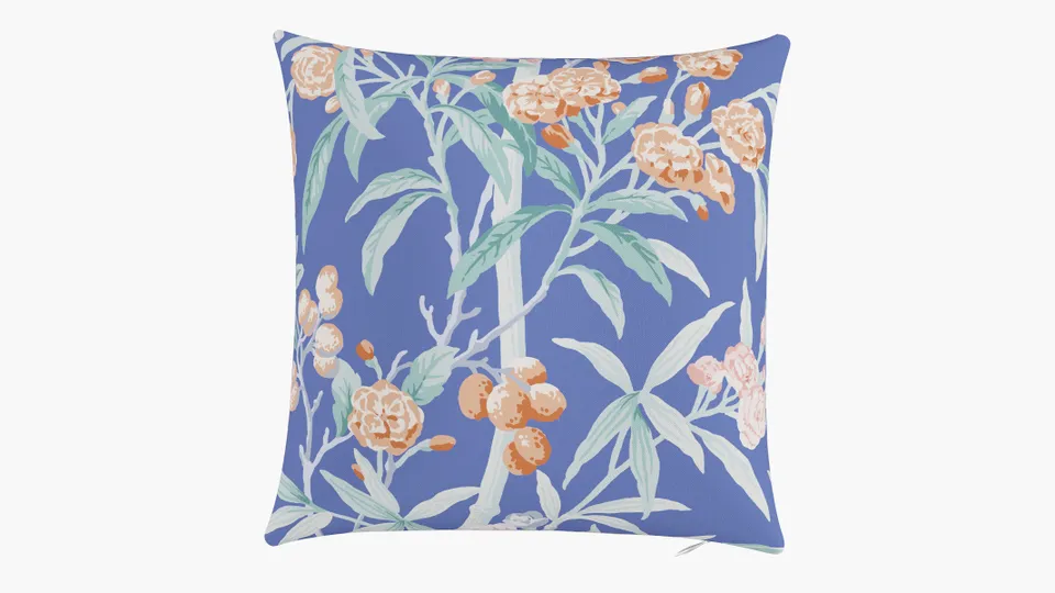 Outdoor 16" Throw Pillow, Lapis Lanai, 16" x 16"