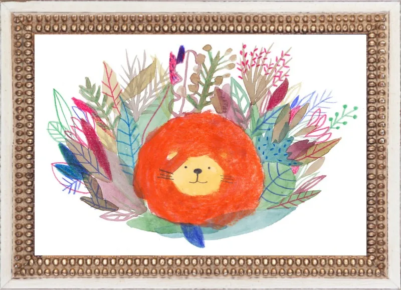 Lion by Marion Barraud for Artfully Walls