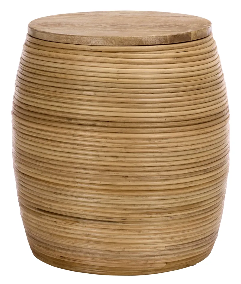 Katiely Wood Top Stool - Light Natural