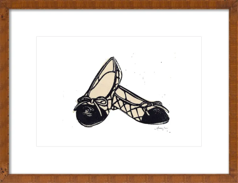 Chanel Ballet Flats by Anna See for Artfully Walls