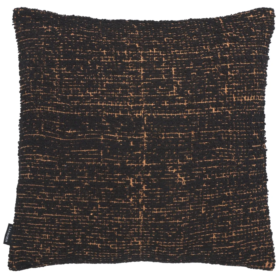 Kailo 20 x 20 Cotton Pillow - Black / Natural