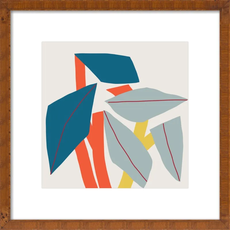 Colourful leaves by Jessica Nielsen for Artfully Walls