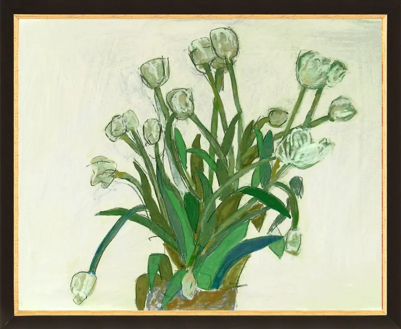 viridiflora tulip by Liz Innvar for Artfully Walls