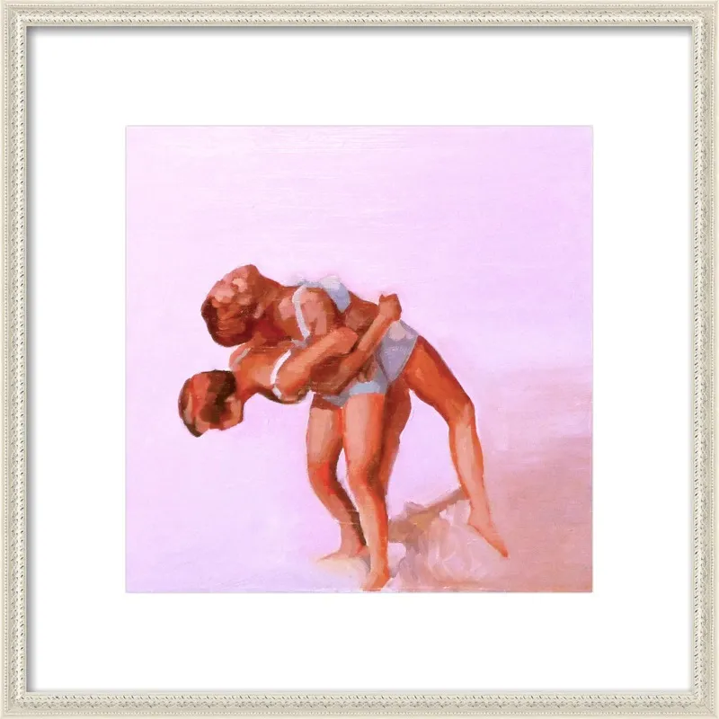 wrestling by Mary Sinner for Artfully Walls