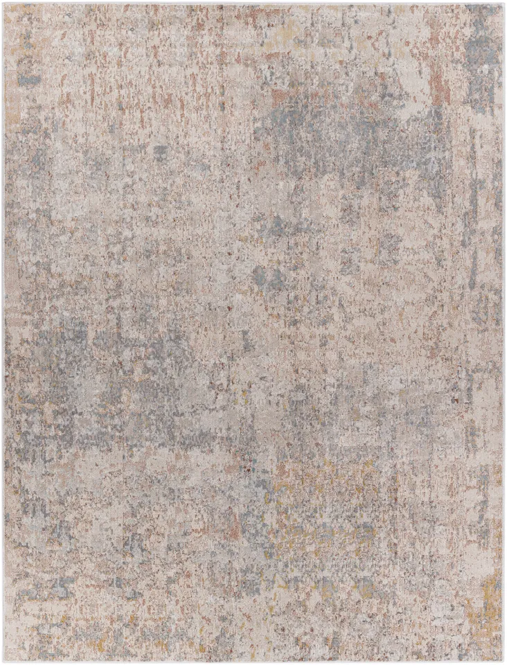 Mediterranean  Indoor 8'8" x 12' Machine Woven Rug