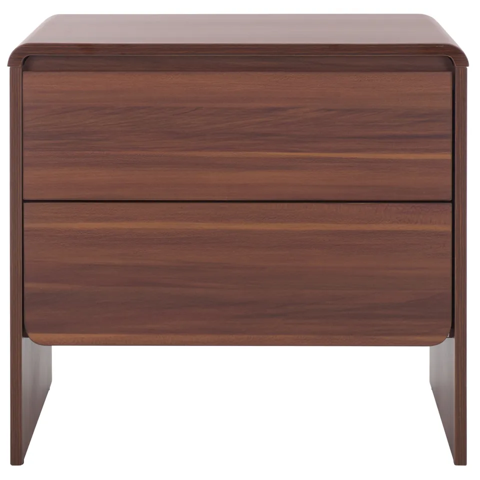 Arsenio 2 Drawer Nightstand - Walnut
