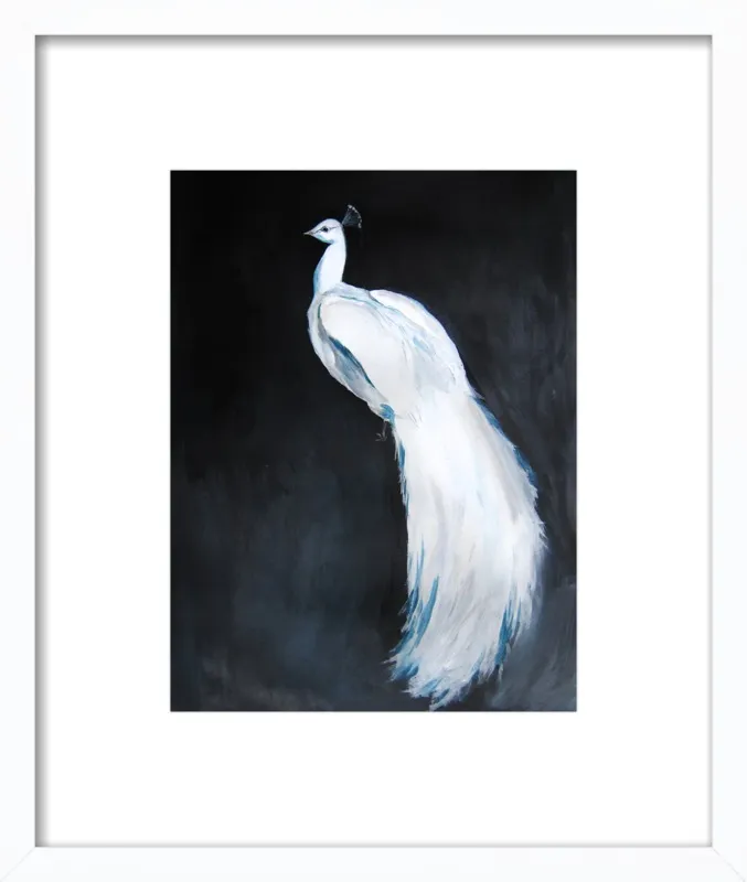 White Peacock II by Christine Lindstrom for Artfully Walls