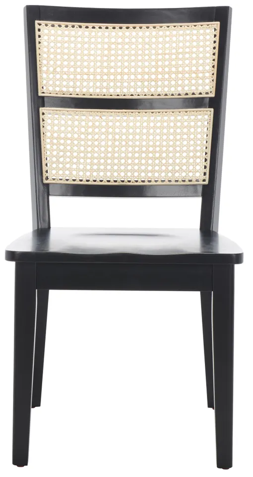 Toril Dining Chair, Set Of 2 - Black / Natural