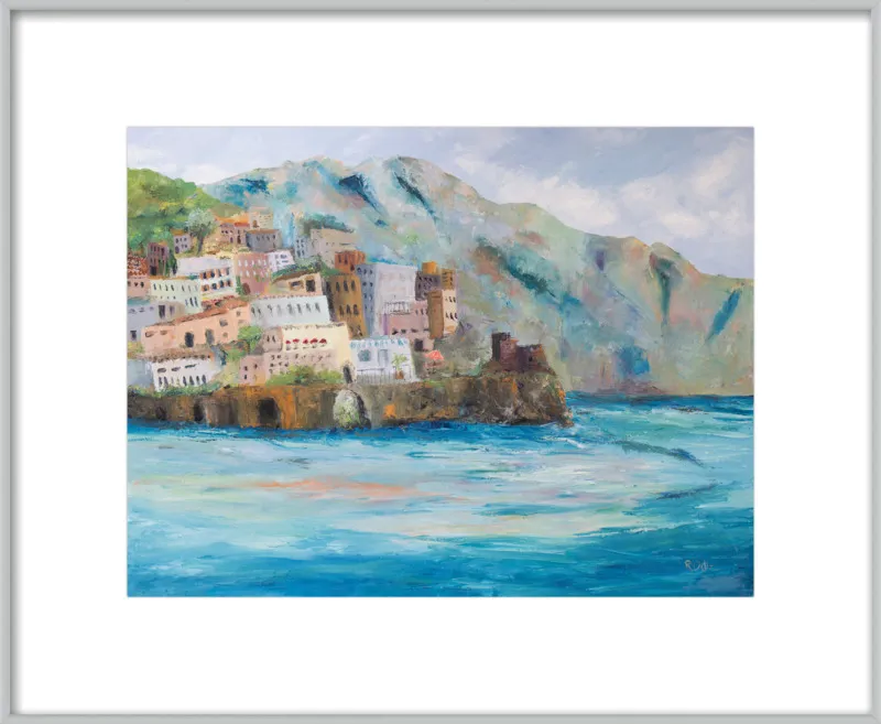 Amalfi Coast by Renee A Ortiz for Artfully Walls