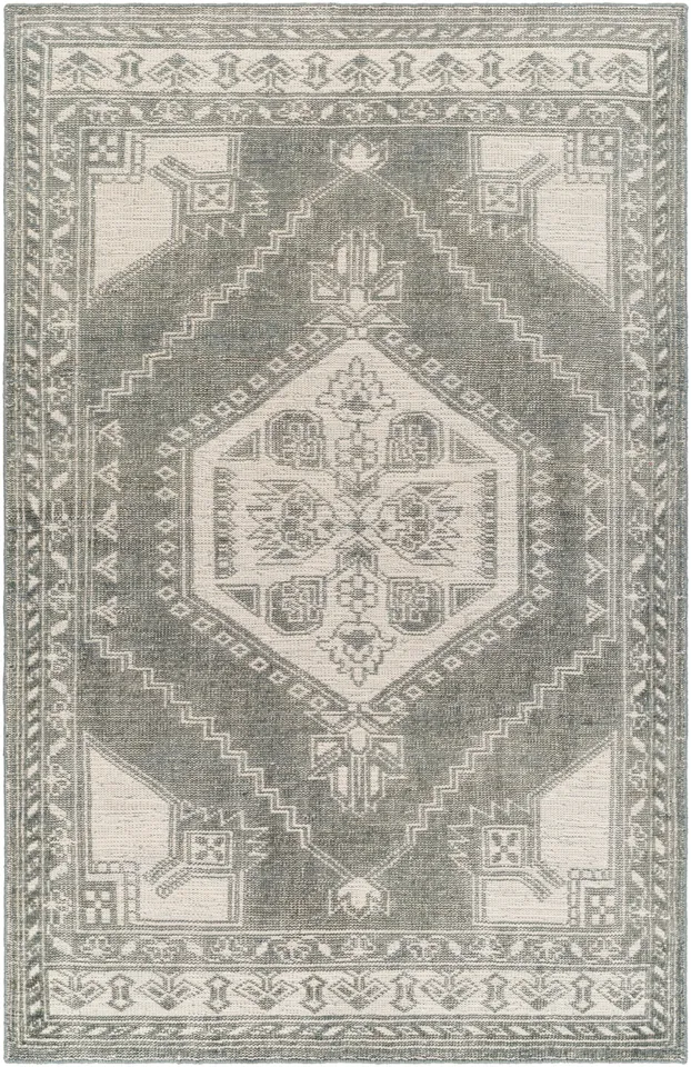 Zahra Beige Indoor 3'6" x 5'6" Handmade Rug