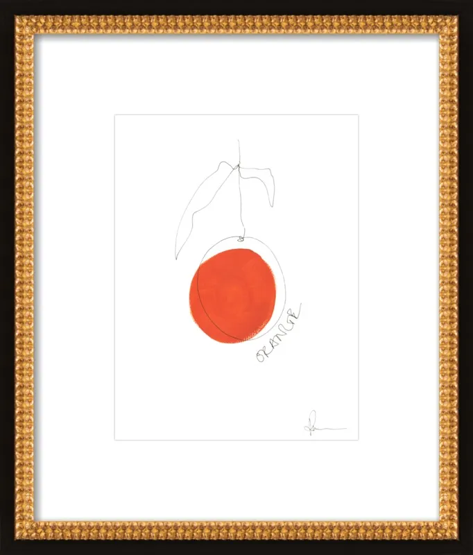 Orange by Polly Mann for Artfully Walls