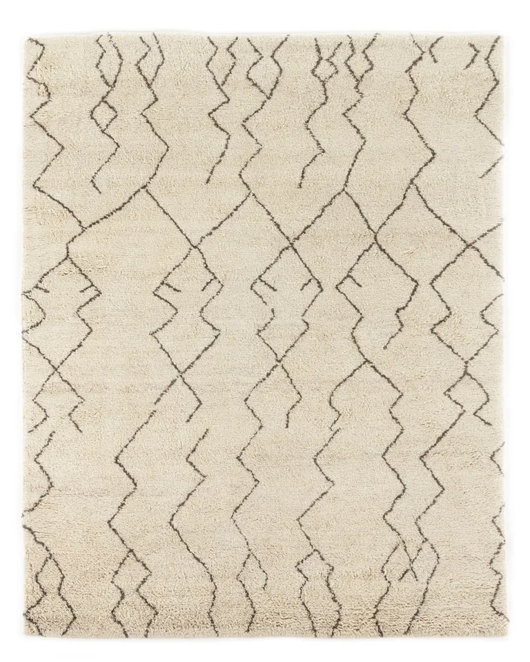 Taza Moroccan Hand-Knotted Rug-Taza-8x10
