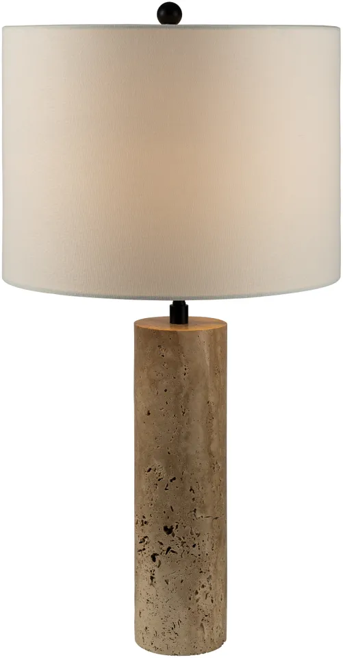 Aurembra  Natural 27"H x 14"W x 14"D Accent Table Lamp
