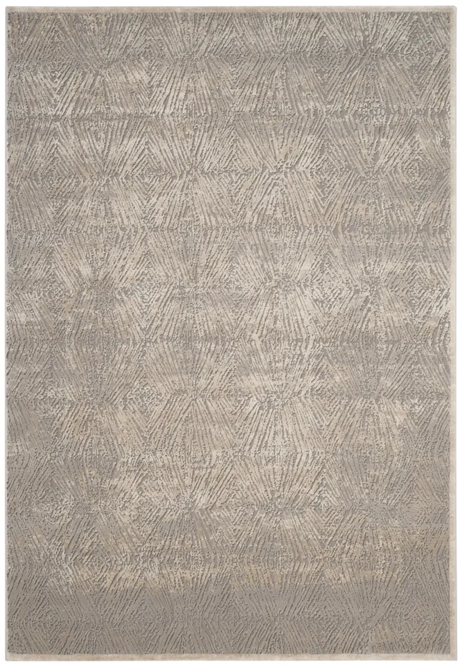 Arlo Home Woven Area Rug, MDW319A, Ivory/Grey,  5' 3" X 7' 6"