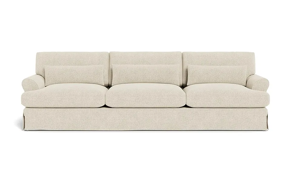 Maxwell Slipcovered 3-Seat Sofa by Apartment Therapy