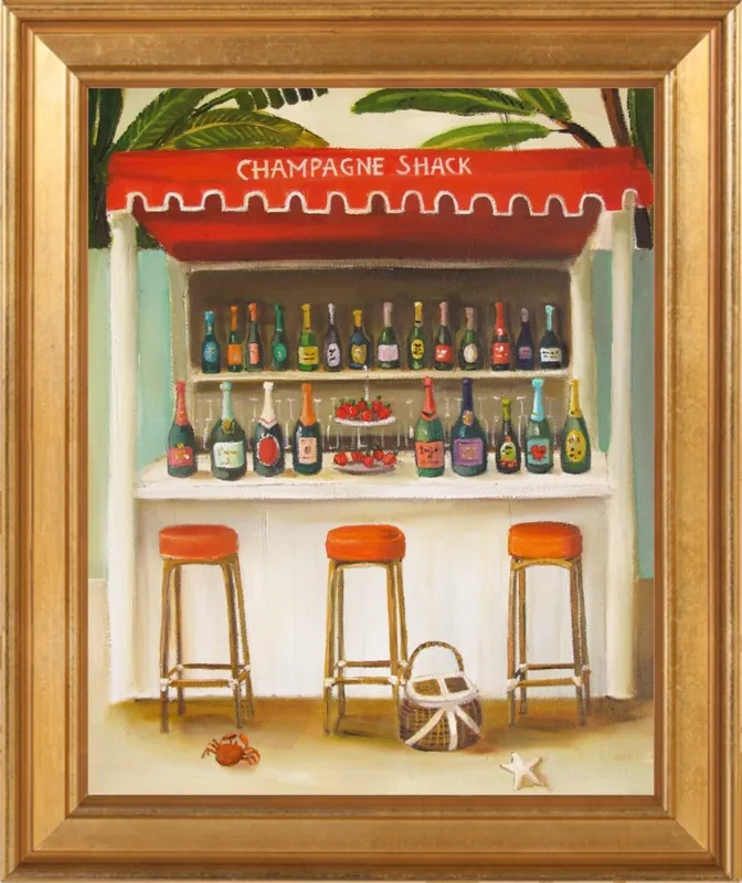 Champagne Shack by Janet Hill for Artfully Walls