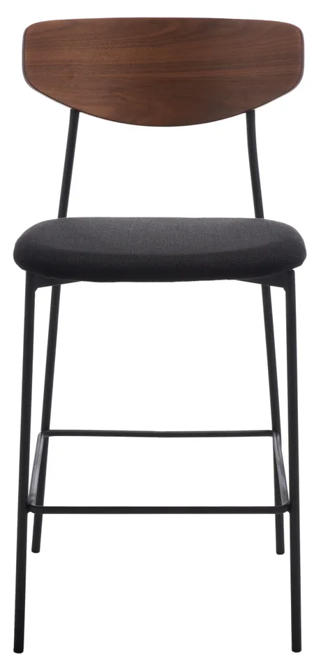 Ryker Counter Stool - Walnut / Black