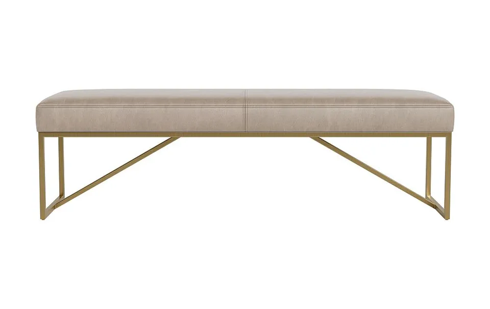 Otto Leather Bench