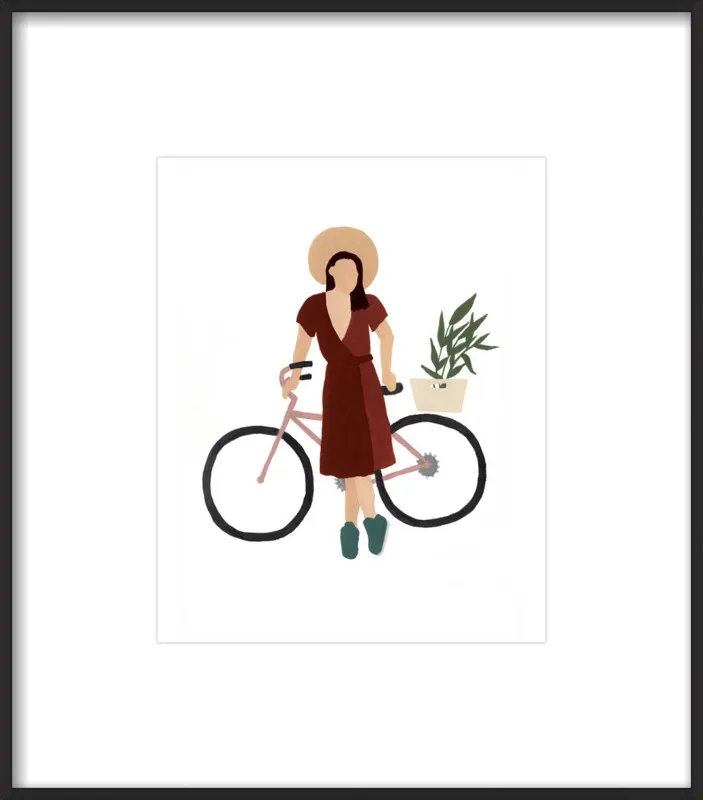 Biking Beauty by Taylor Ann for Artfully Walls