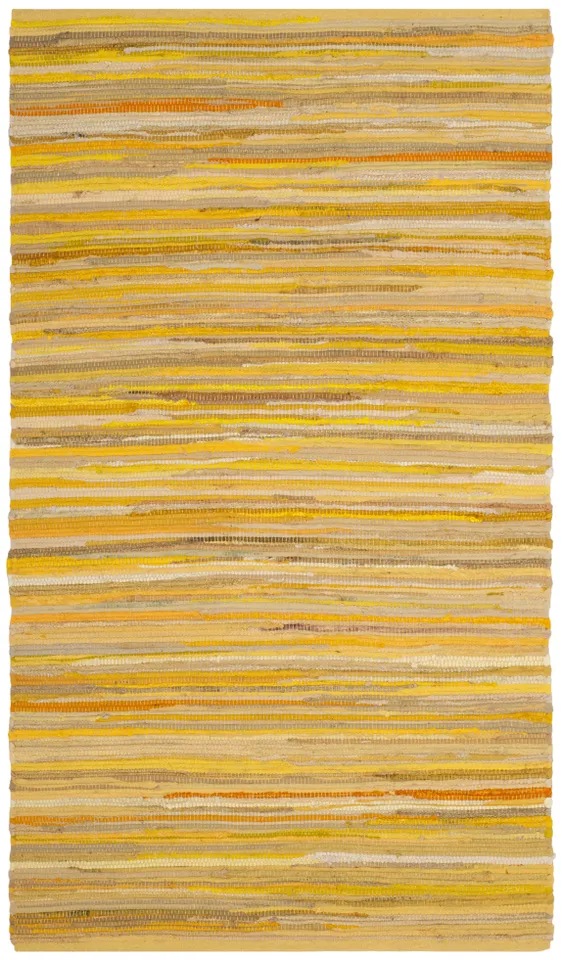 Arlo Home Hand Woven Area Rug, RAR130H, Yellow/Multi,  3' X 5'