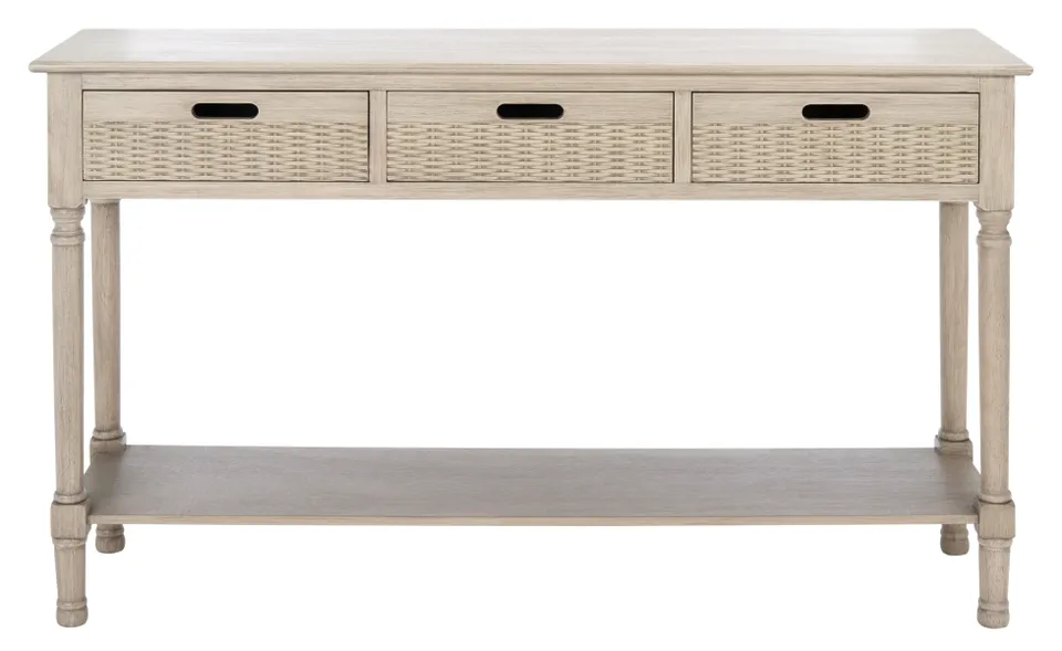 Landers 3 Drawer Console Table - Greige