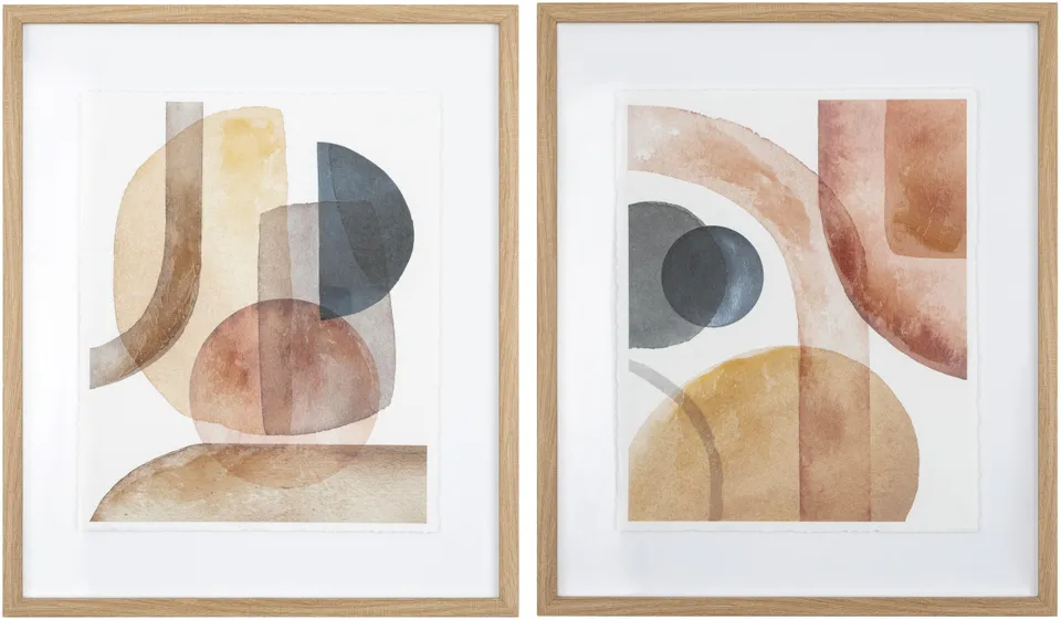 Bosaca BCS-001 25"H x 21"W x 1"D, 25"H x 21"W x 1"D Framed Art