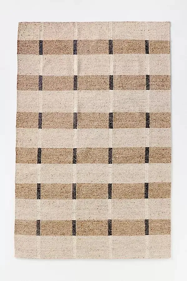 Jeremiah Brent Hand-Knotted Geometric Wool Blend Rug