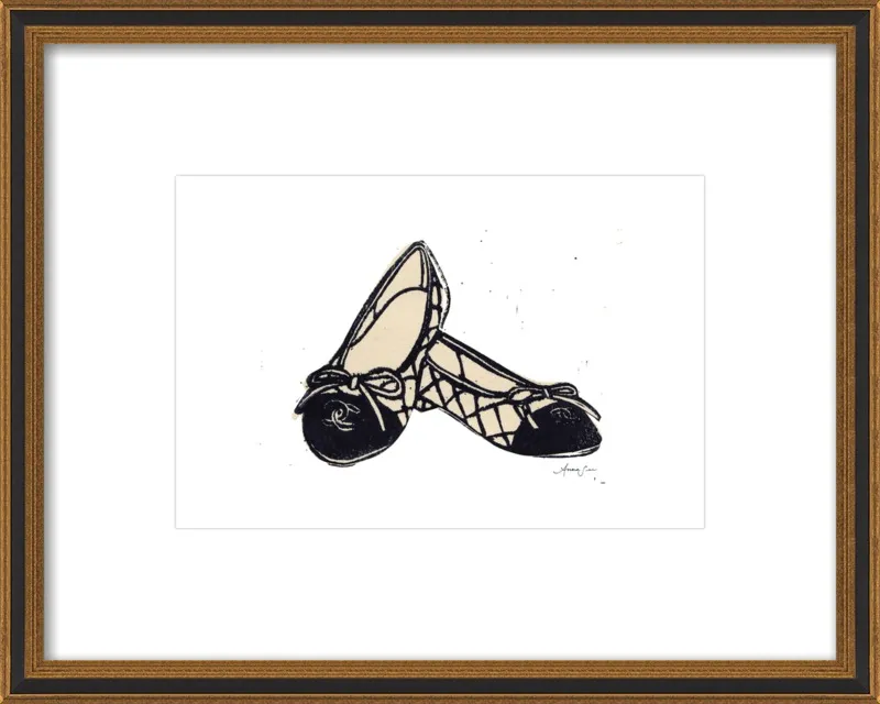 Chanel Ballet Flats by Anna See for Artfully Walls