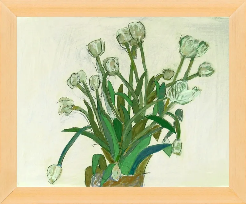 viridiflora tulip by Liz Innvar for Artfully Walls