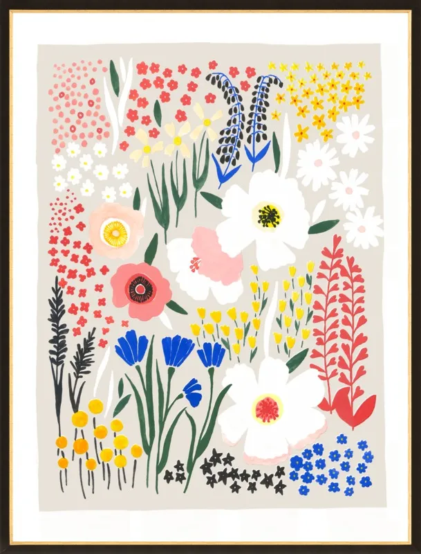 Anemone Garden by Lisa Rupp for Artfully Walls