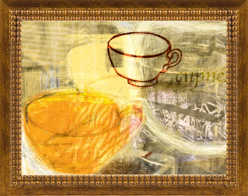 Still Life with Cups by Carmel Kushnir for Artfully Walls