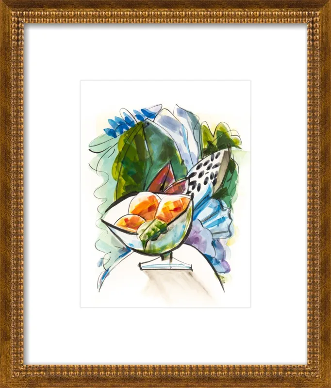 Still life with oranges by Becky Aubry for Artfully Walls