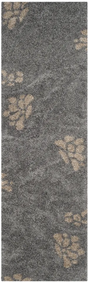 Arlo Home Woven Area Rug, SG464-8013, Grey/Beige,  2' 3" X 7'
