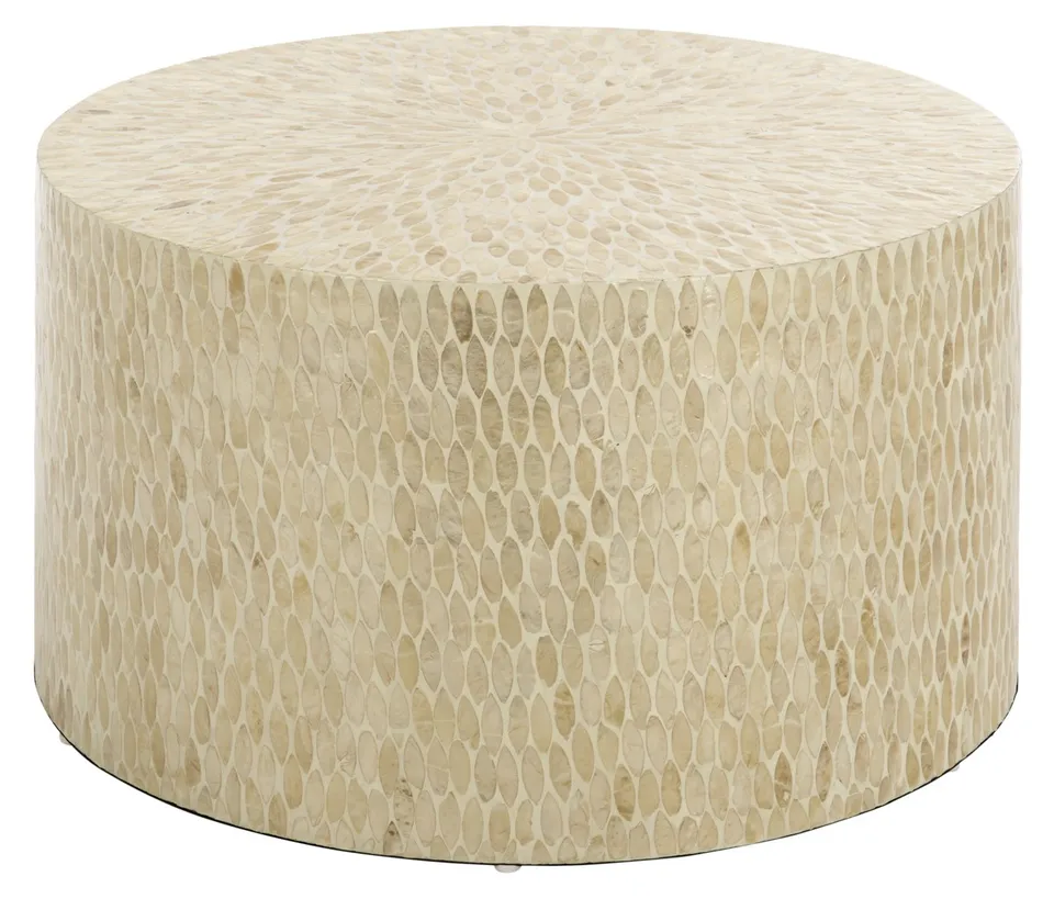 Analia Round Coffee Table - Beige