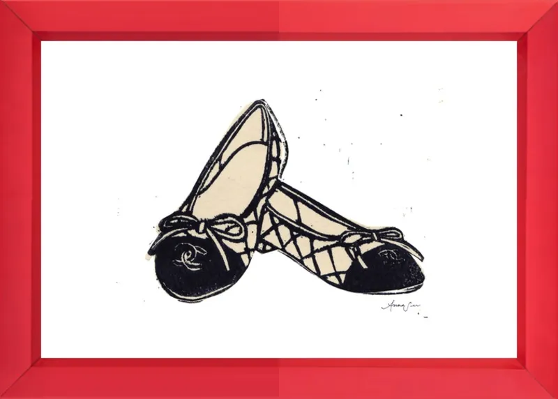 Chanel Ballet Flats by Anna See for Artfully Walls
