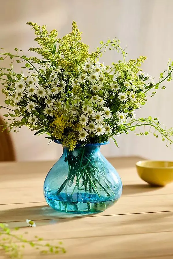 Droplet Recycled Glass Vase