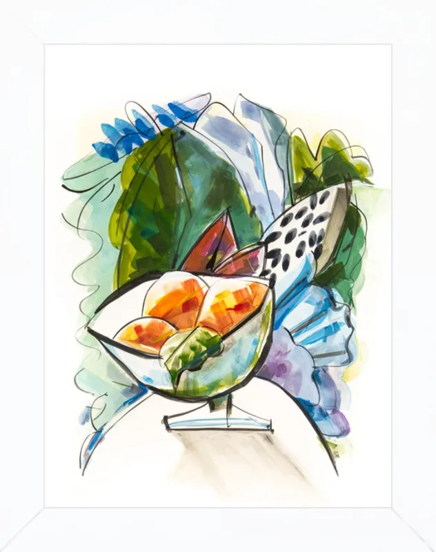 Still life with oranges by Becky Aubry for Artfully Walls