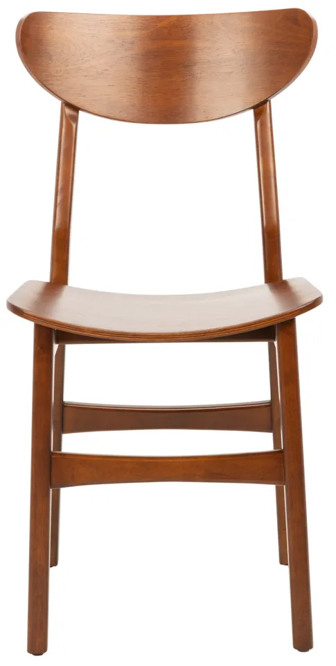 Lucca Retro Dining Chair, Set Of 2 - Walnut