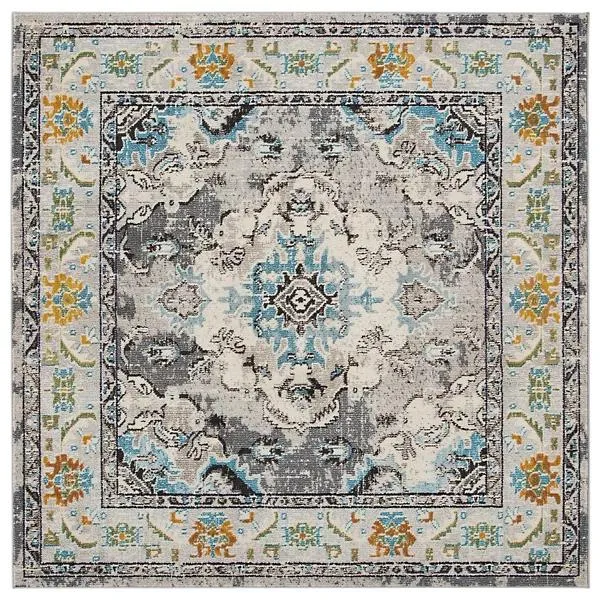 Montego Distressed Medallion Area Rug